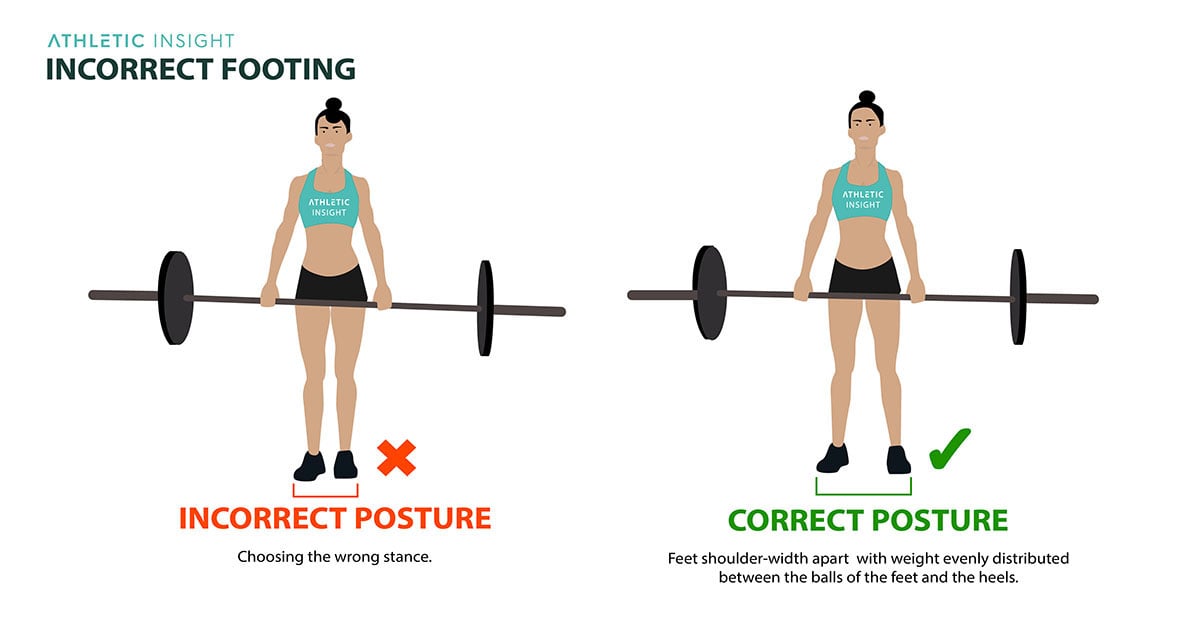 Deadlift Incorrect footing 2