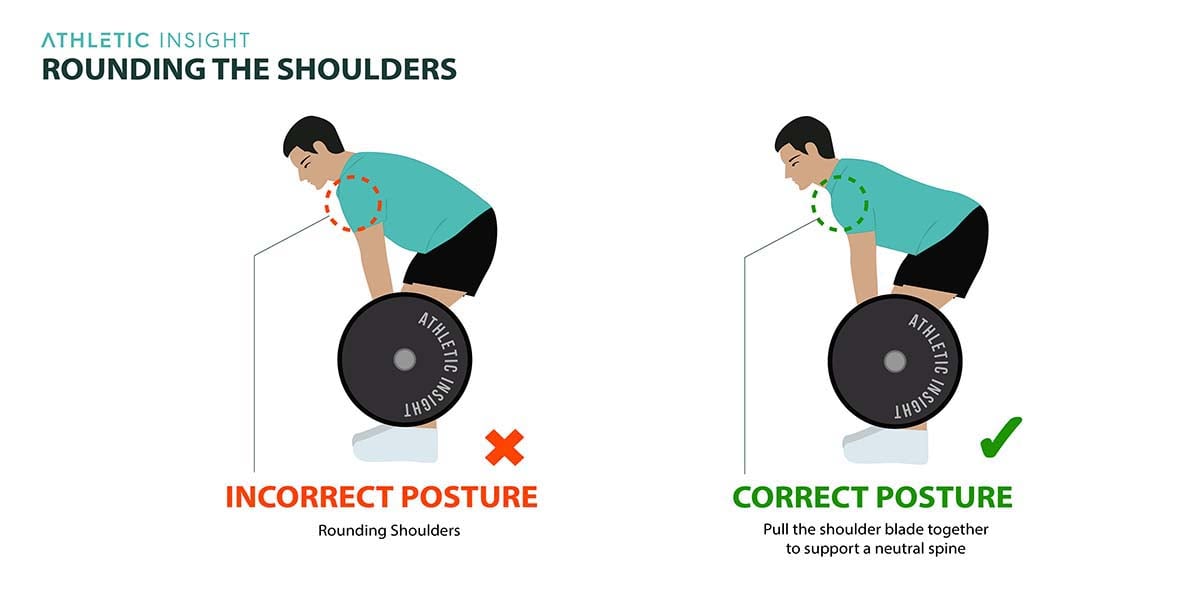 Deadlift Rounding shoulders