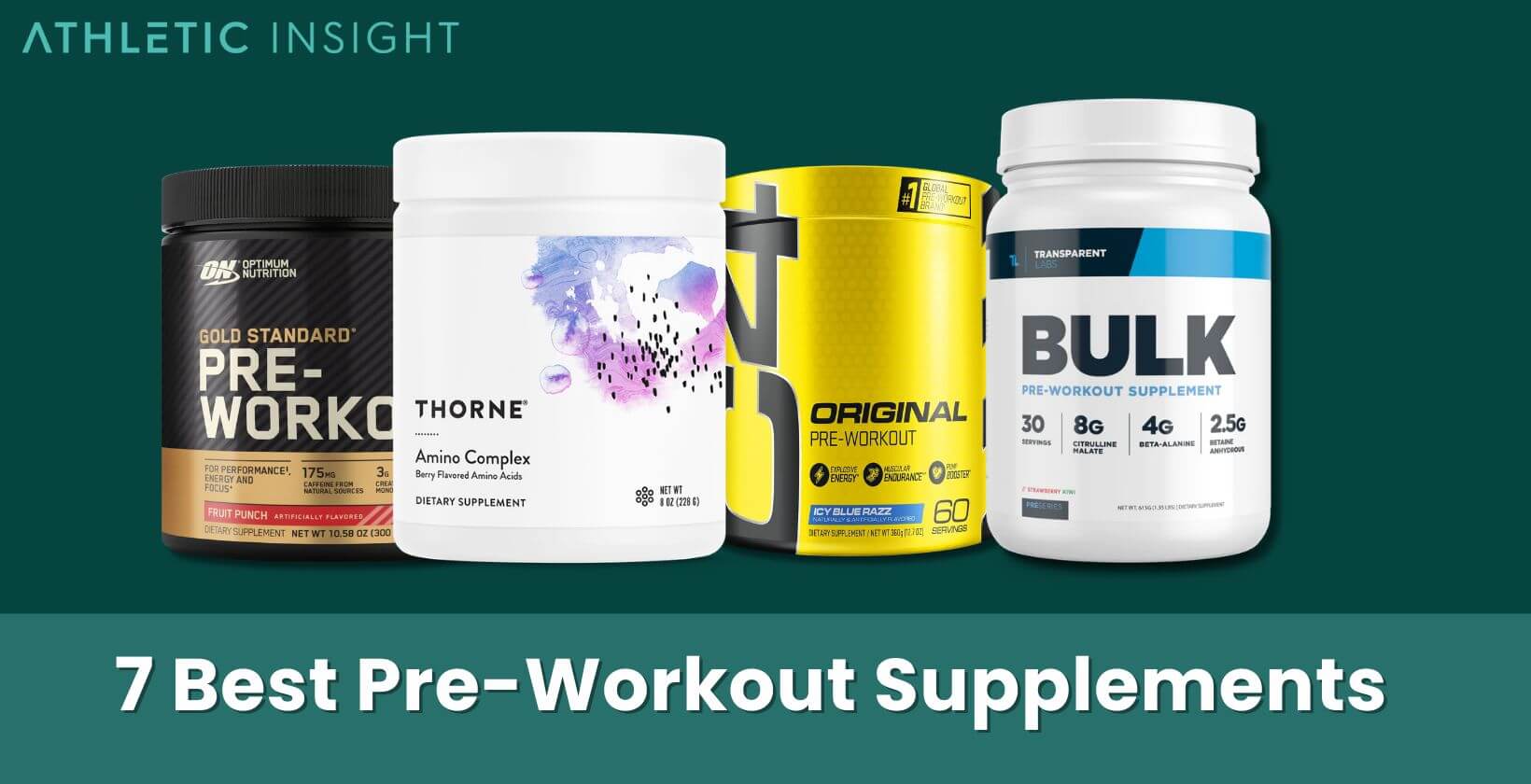 TOP 5 PRE WORKOUT SUPPLEMENTS 2023 