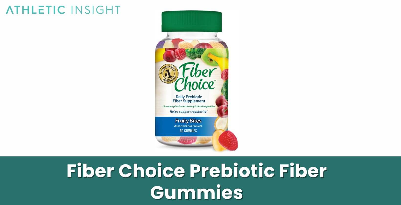 Fiber Choice Fruity Bites Daily Prebiotic Fiber Supplement Gummies