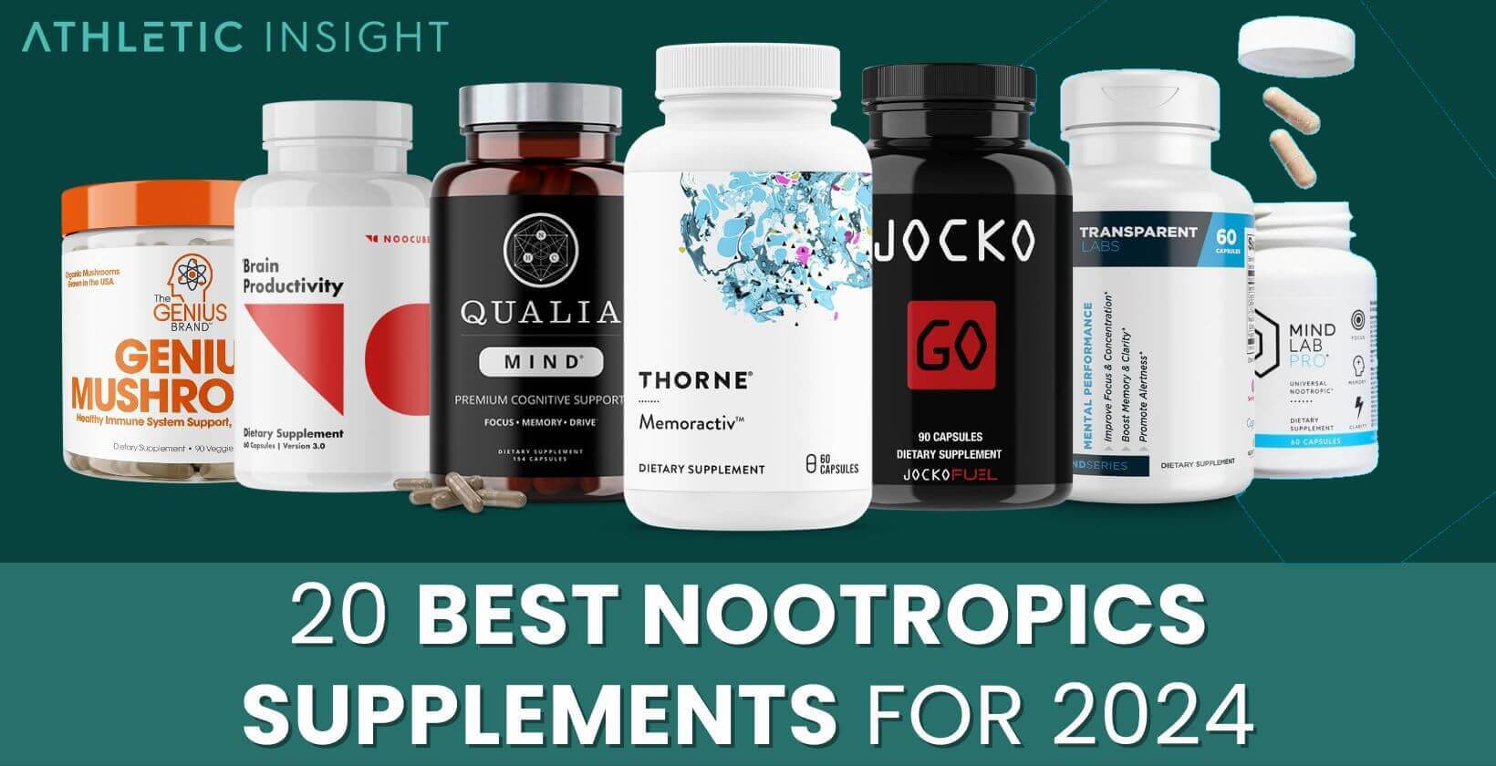 20 Best Nootropics Supplements for 2024 Athletic Insight